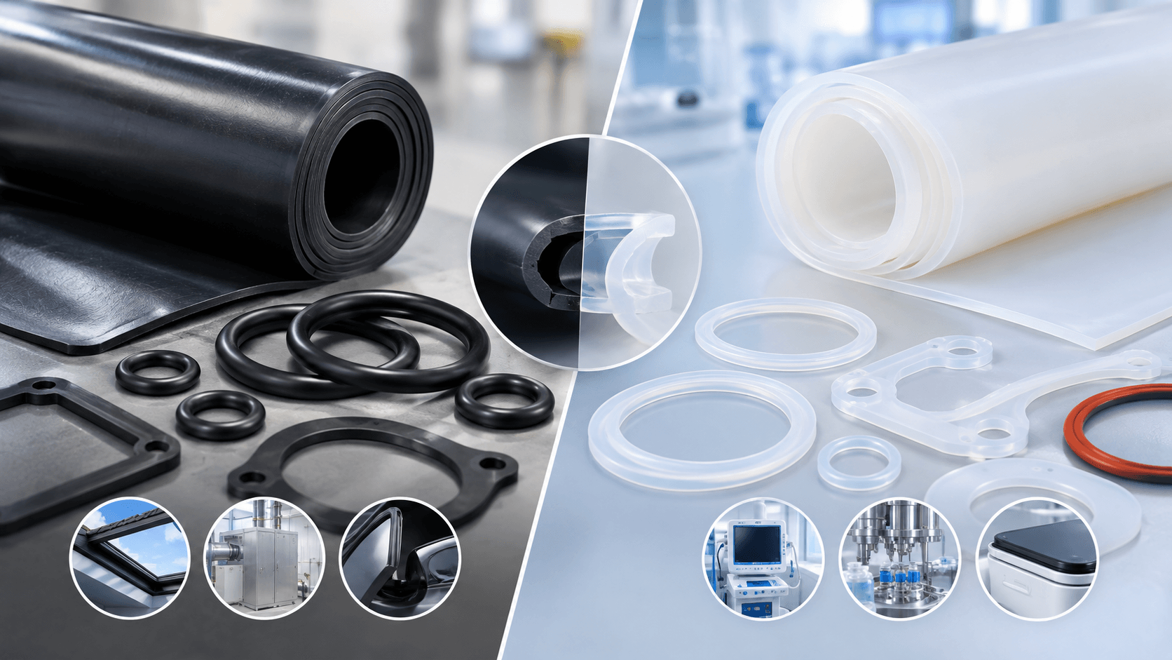 Butyl Rubber (IIR) vs. Silicone Rubber: How to Avoid Costly Sealing Material Mismatches